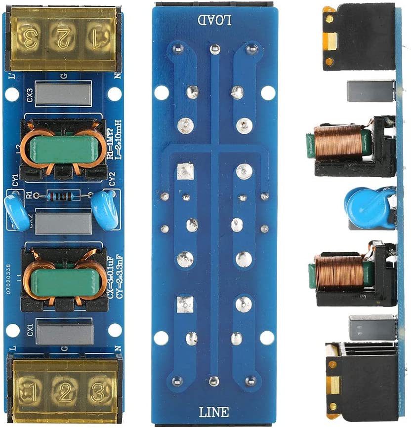 high-frequency-two-stage-power-supply-low-pass-filter-board-25a-power-filter-electronic-component-integrated-circuit-ic
