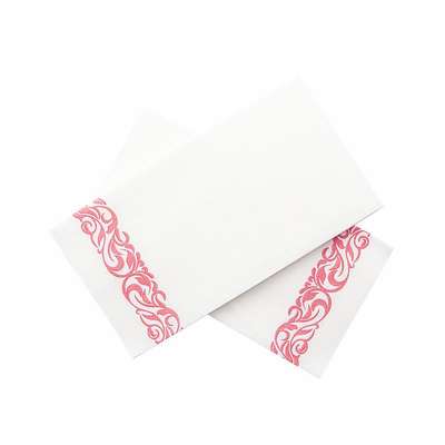 Rose gold Export European and American Western Food Dust-free Napkin Soft Thickened Banquet Party Evening Napkin Rose gold