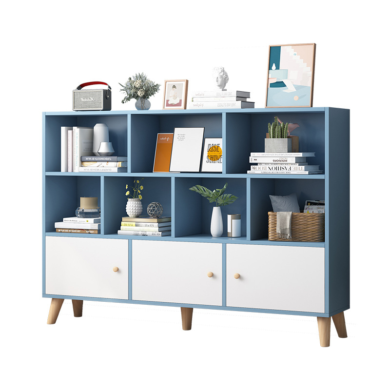 Bookshelf shelf floor Wall living room children's toy storage cabinet locker storage cabinet household small bookcase