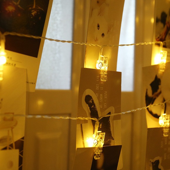 Factory spot led Photo clip light string proposal room decoration flashing light Photo light small lights wholesale