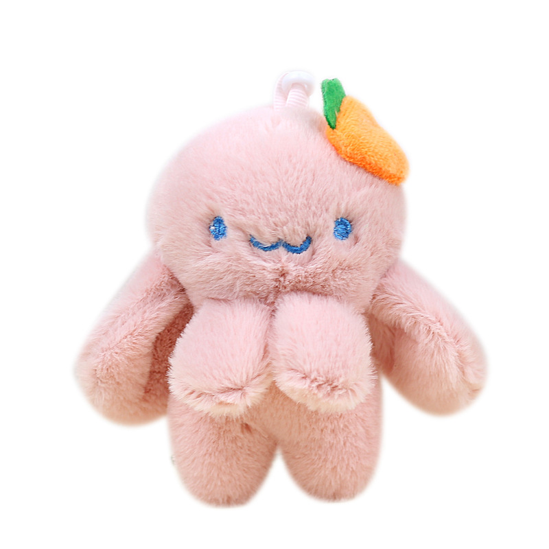 Creative cartoon octopus plush toy rabbit doll bag keychain pendant octopus doll doll