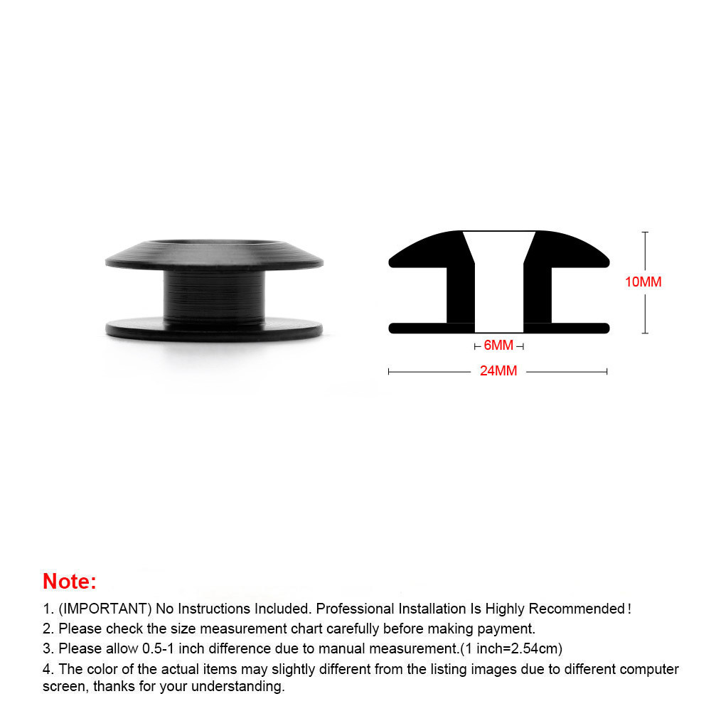 Car modification front and rear bumper double-layer gasket surround buckle quick release fastener