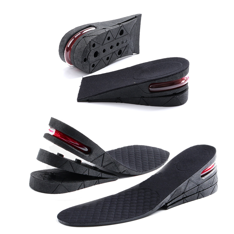 Increased insoles men's and women's invisible sports breathable air cushion 3cm5cm manufacturers increased insoles