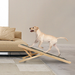 Amazon Hot Sale Dog Ramp Ladder Sofa Dog Climbing Ladder Adjustable Ramp Pet Ladder Home Pet Wooden Ladder