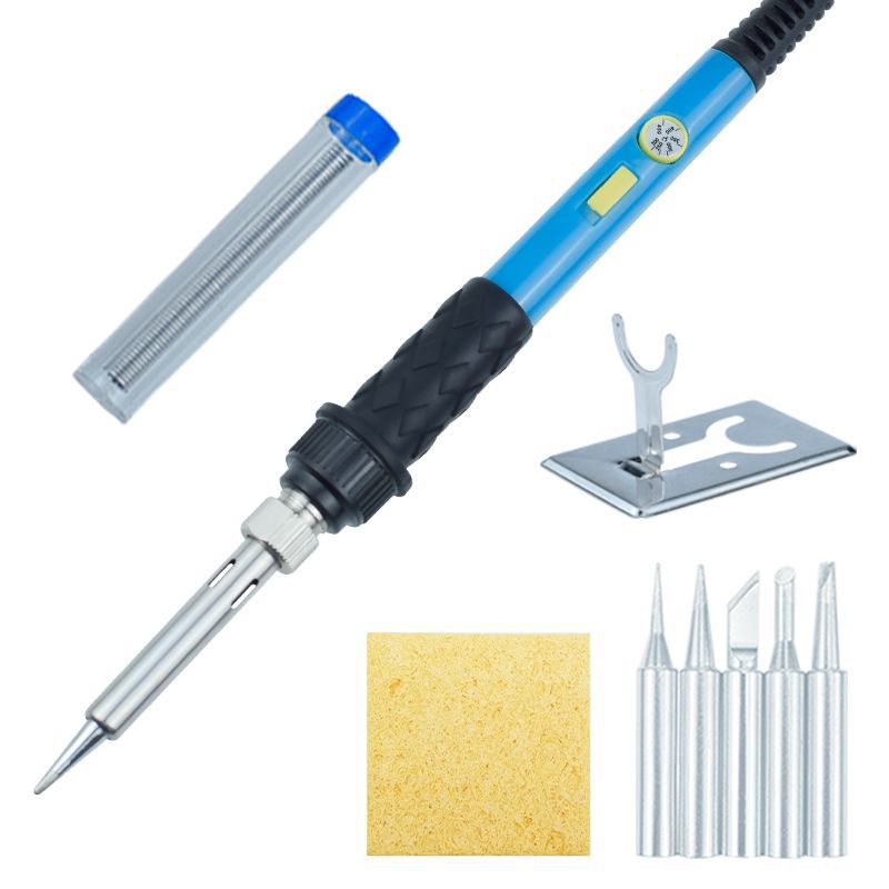 Yichen factory direct 110V US gauge electric soldering iron set 60W internal heating with switch temperature adjustment soldering iron set