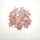 Rose gold five-pointed star