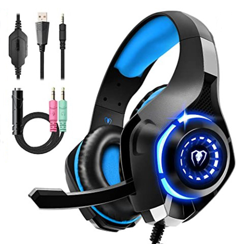 跨境 Beexcellent GM-1 头戴式电脑手机电竞游戏耳机PS4 headset