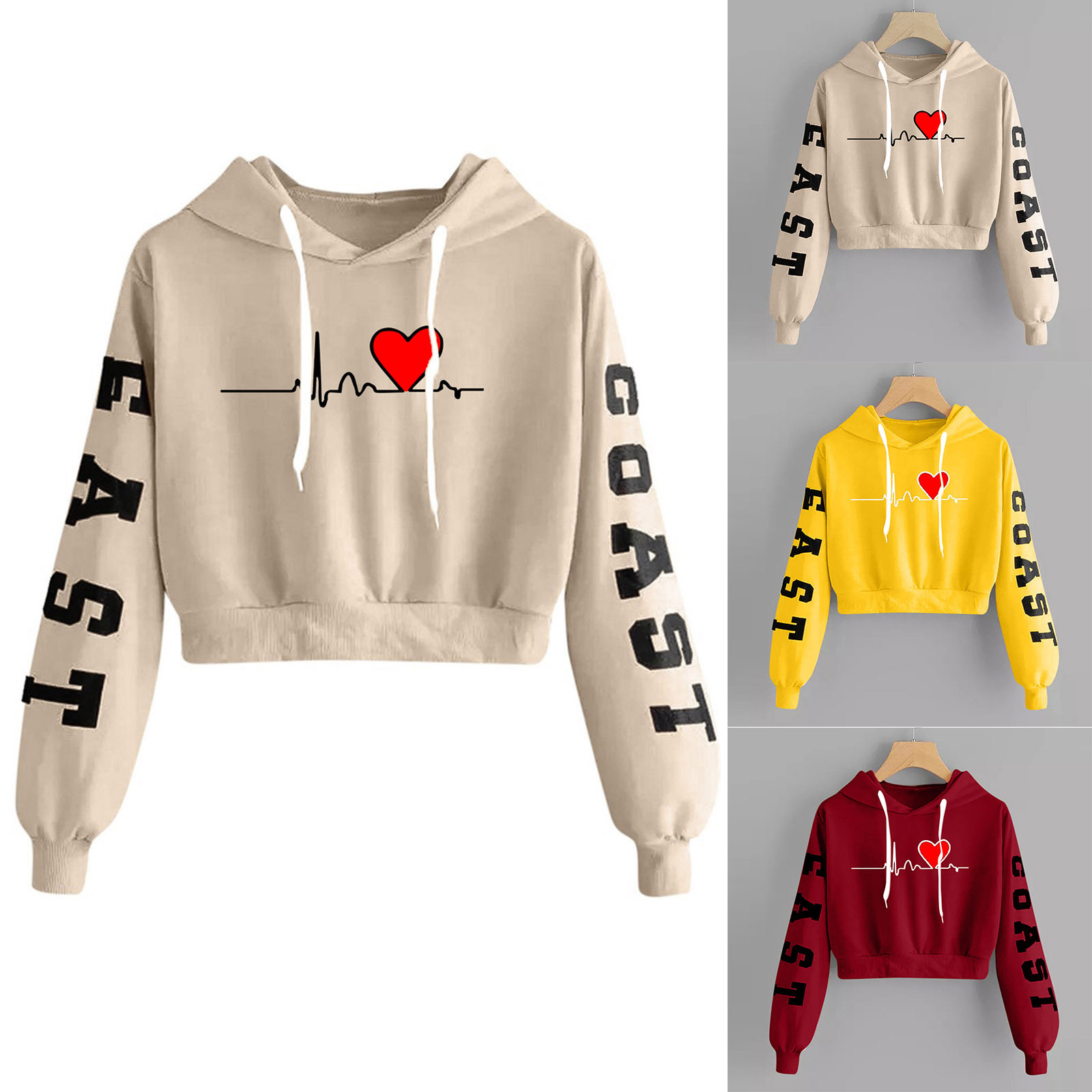 European and American fashion cross-border new creative printing 2023 autumn and winter fashion long sleeve electrocardiogram printing sweater thin