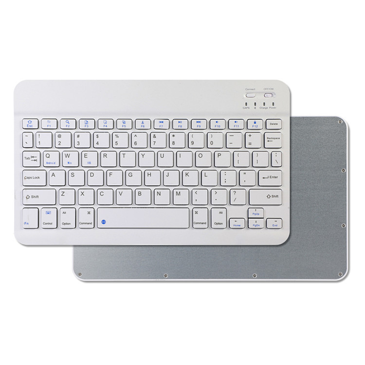 10 inch ordinary Bluetooth keyboard White
