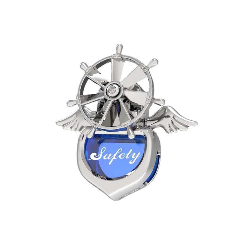 Cross-border car creative perfume decoration eight-leaf windmill car new decoration supplies air outlet perfume car aromatherapy