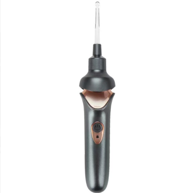 Children's luminous electric sucking ear spoon adult ear spoon cleaning ear cleaning device LED luminous safety multi suction head
