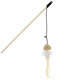 Pet cat ticker wooden pole feather Bell cat ticker Interactive cat toy mouse wooden pole cat ticker cat toy