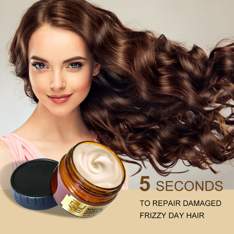 Cross-border dedicated steam-free hair mask soft repair dry fluffy hair conditioner magical hair ma