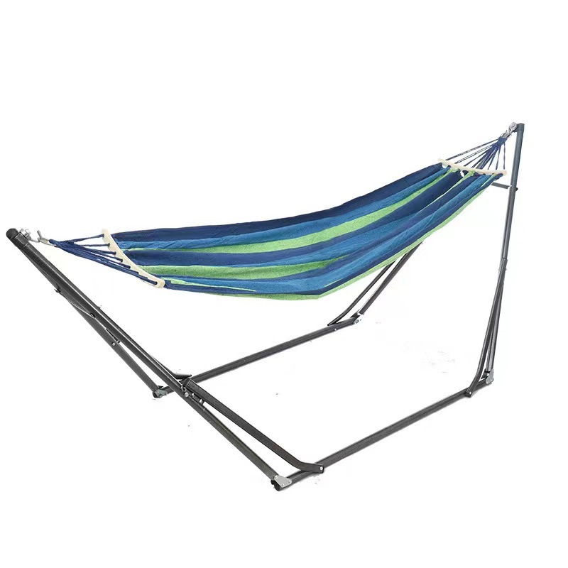 レジャー旅行屋外キャンプブランコ室内外折り畳みスタンドキャンバスシングルハンモックロッキングチェア卸売り|undefined