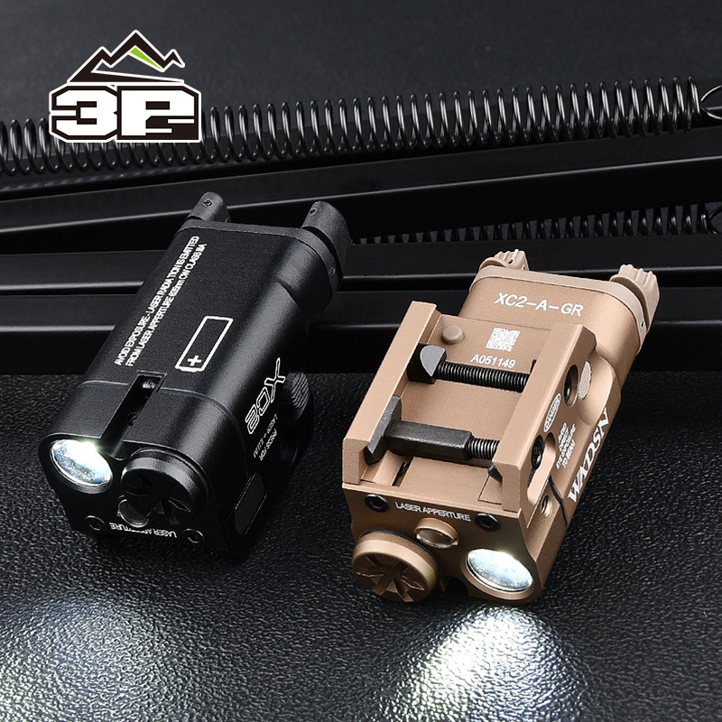 3Ps under hanging flashlight XC2 red/green laser LED lighting tactical Glock toy