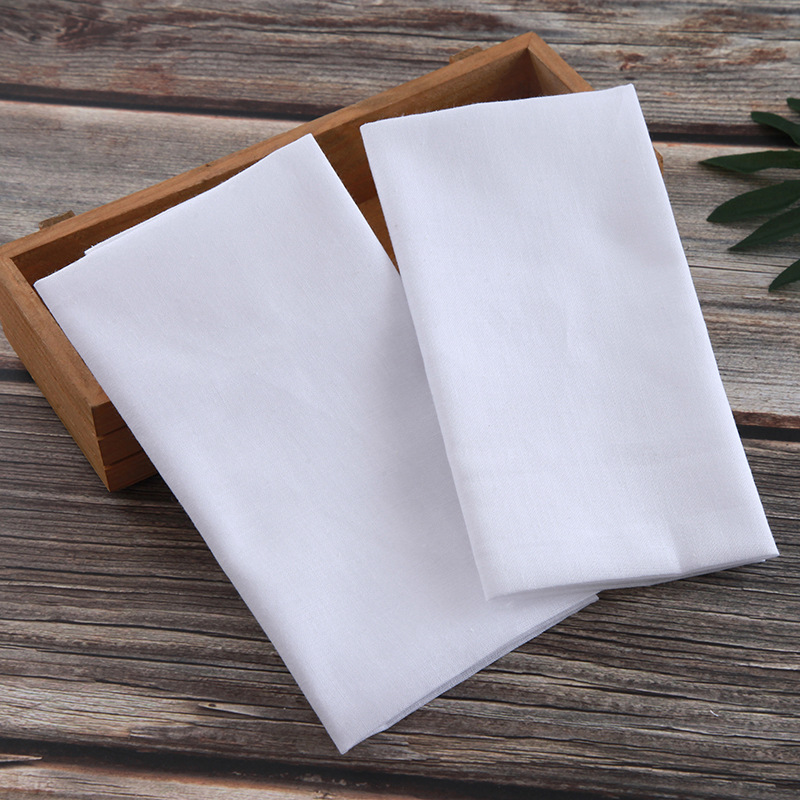 Factory wholesale 32 bleached cotton white cloth combing cloth plain gauze clothes tie-dyed cotton white cloth wholesale