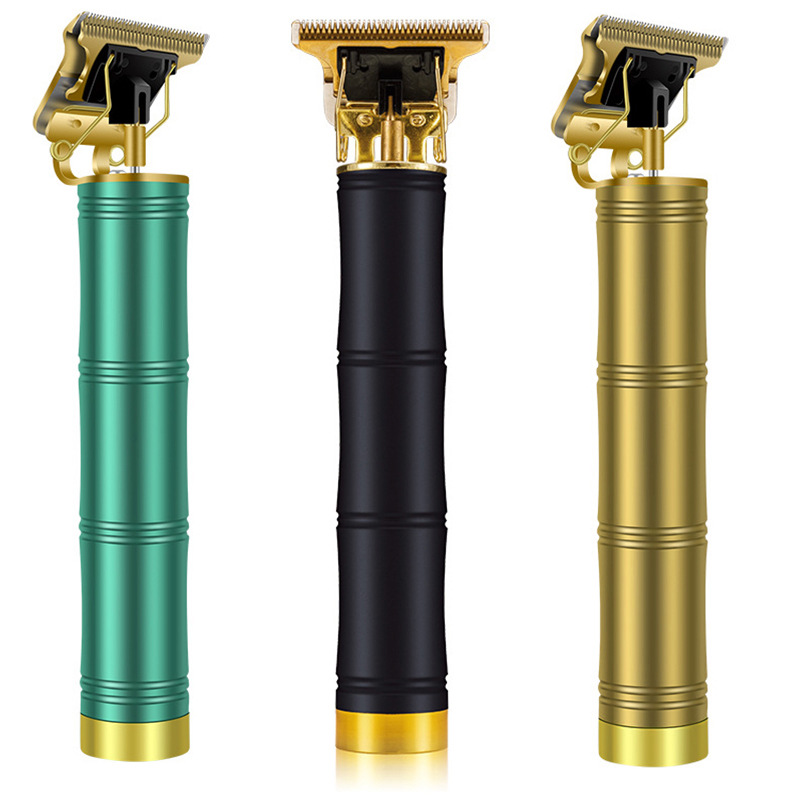 Cross-border retro oil head electric direct charging engraving electric clippers electric clippers bald hairstyle Barber scissors