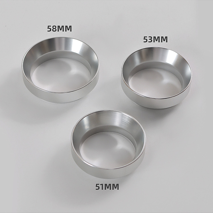 Anti-flying powder receiving ring Italian grinder powder receiving ring universal handle coffee cloth powder dialing ring quantitative ring