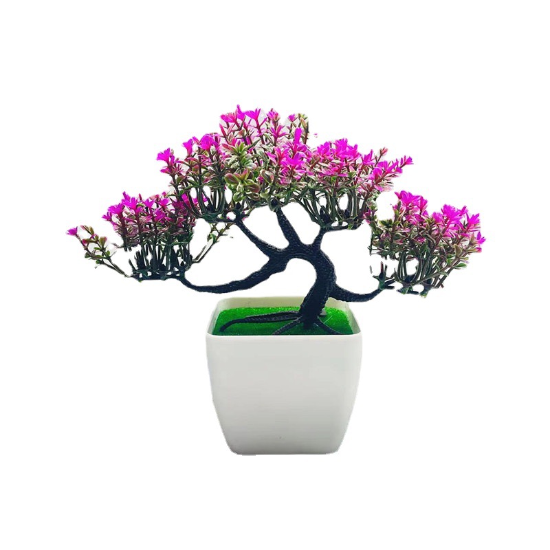 Simulation potted plant simulation small dragon claw welcome pine small bonsai artificial flower ornaments fake flower bonsai cross-border direct supply