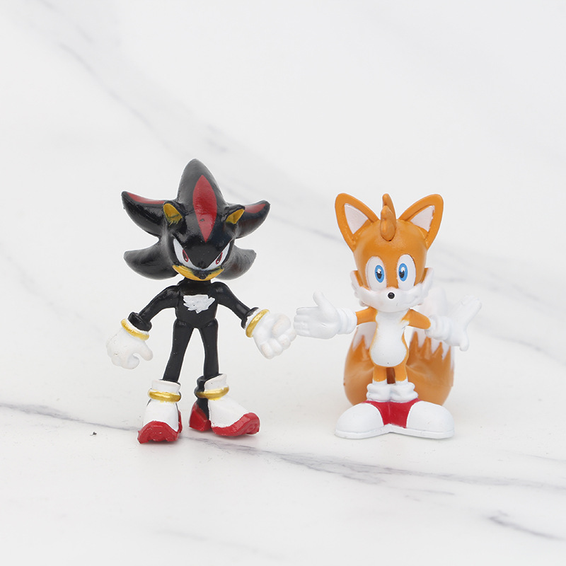 Cartoon Animation Cross-border Hot Sale Sonic Doll Tars Amy Rose Children Doll Nak Hedgehog Ornaments