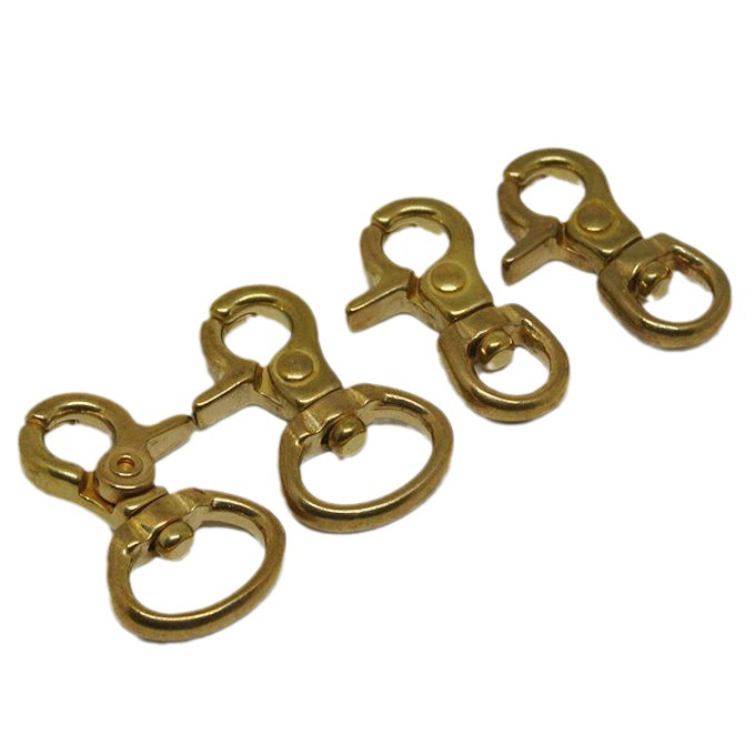 Brass hook key chain brass luggage buckle brass lobster buckle luggage brass hardware accessories large quantity discount