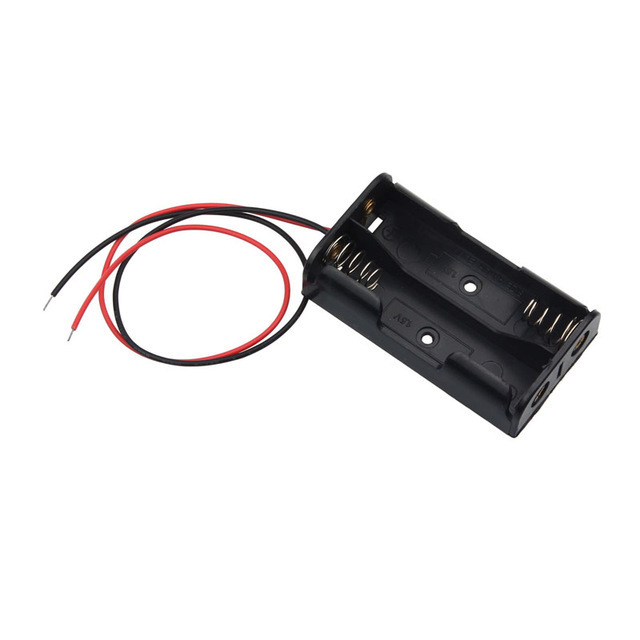 No. 7 battery box 1 section 2 section 3 Section 4 Section side by side with line AAA No. 7 battery box without cover