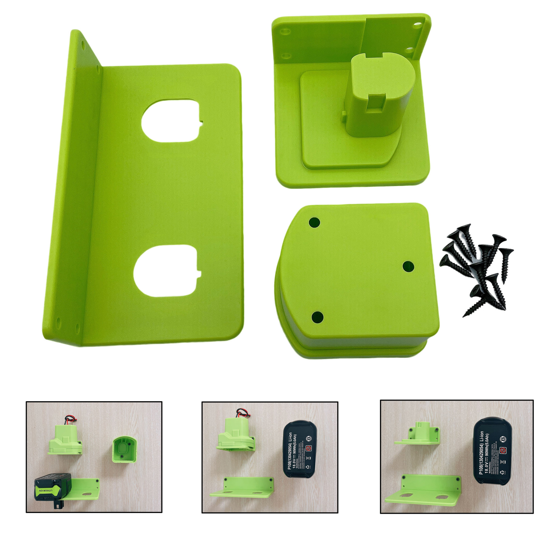 Подходит для Liyoubi RYOBI 12V-18V P117 батарея литиевая батарея Комбинация стойки для инструментов
