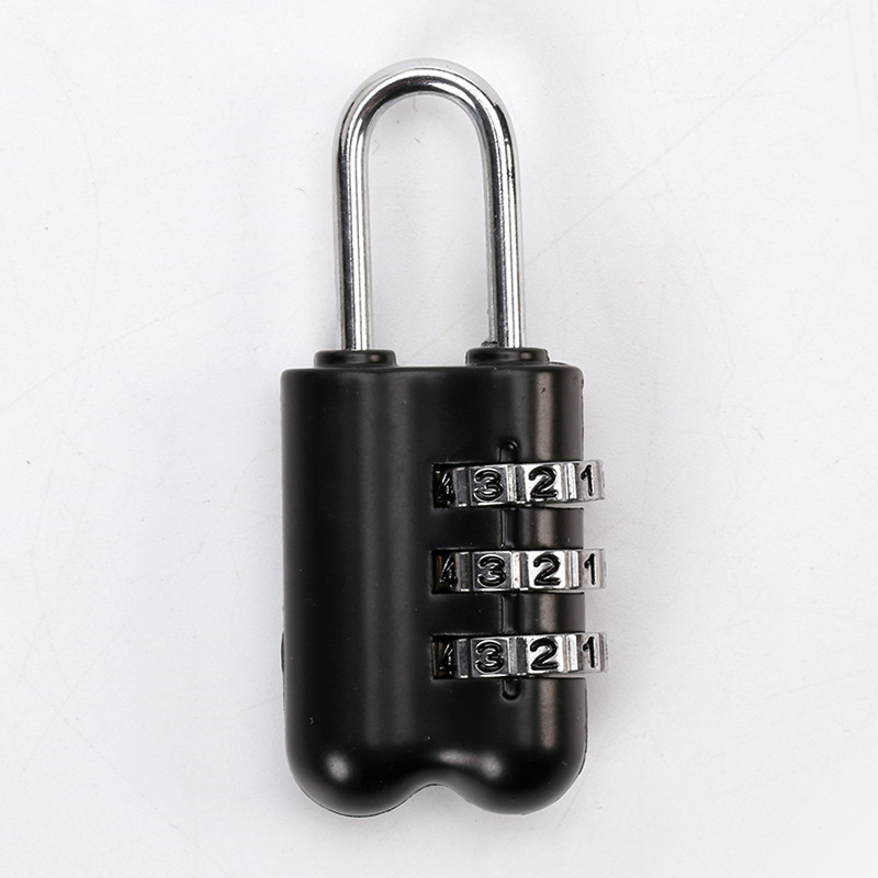 New Mini password lock suitable for luggage backpack drawer security password padlock three aluminum alloy password lock