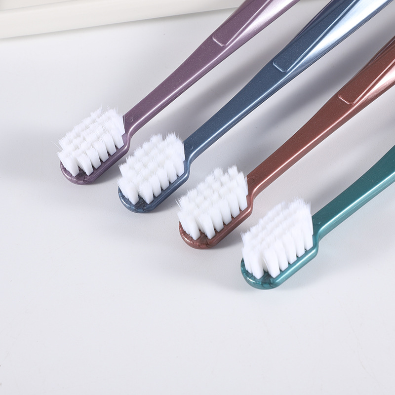 Hotel disposable toiletries acrylic rod ten thousand hair toothbrush household guest room disposable toothbrush
