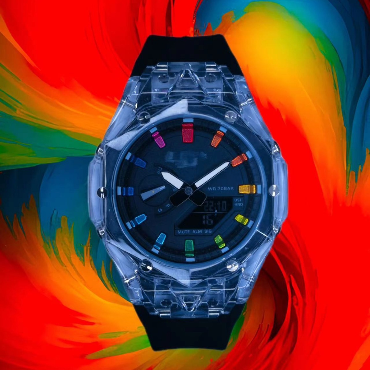 Suitable for Yubo farm oak GA2100 modified accessories transparent tattoo silicone shell with manufacturers wholesale