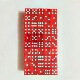 16 square angle transparent red (100 a pack)