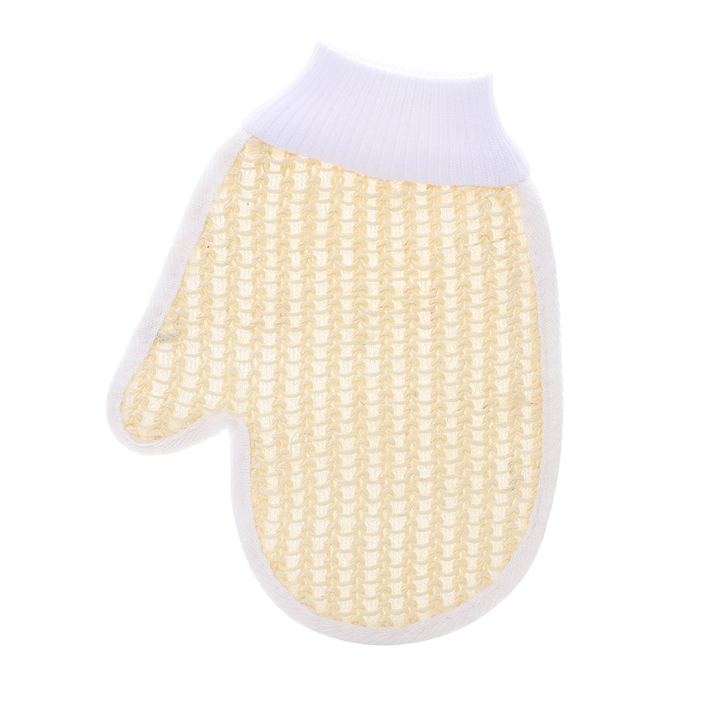 Home bathroom bath jute bath gloves point hemp back rub mud pull back strip double-sided sisal bath towel wholesale