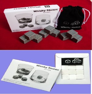 Ice Wine Stone 2 Color whisky Stone Stone Ice Cube whisky stones White Black Ice Wine Stone