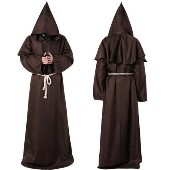 Halloween cosplay Costume Costume Medieval Monk's Costume Wizard's Costume Priest's Costume