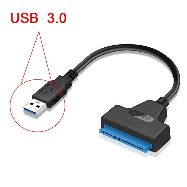 Wholesale 2.5 inch solid state drive adapter oxygen-free copper sata hard drive cable USB3.0 to SATA easy drive cable