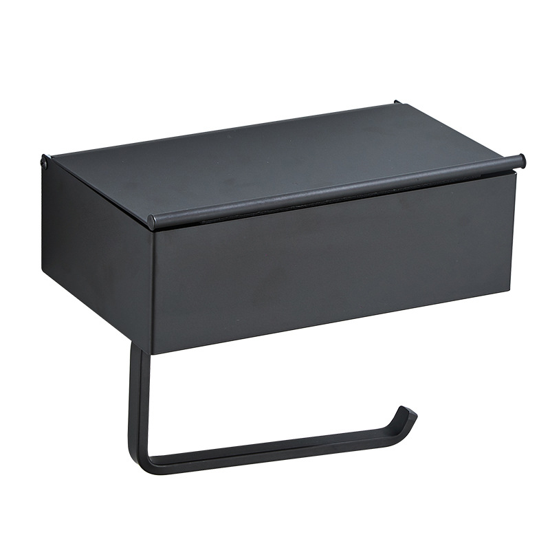 Cross-border Drawn Tissue Holder Punch-free Stainless Steel Hotel Toilet Paper Holder Bathroom Privacy Drawer Tissue Box Roll