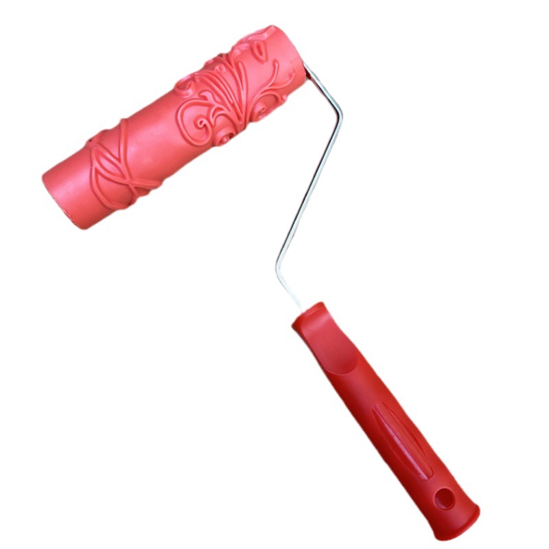 Embossed roller texture paint printing texture Art paint wood grain rubber liquid straight grain Wall film construction tool