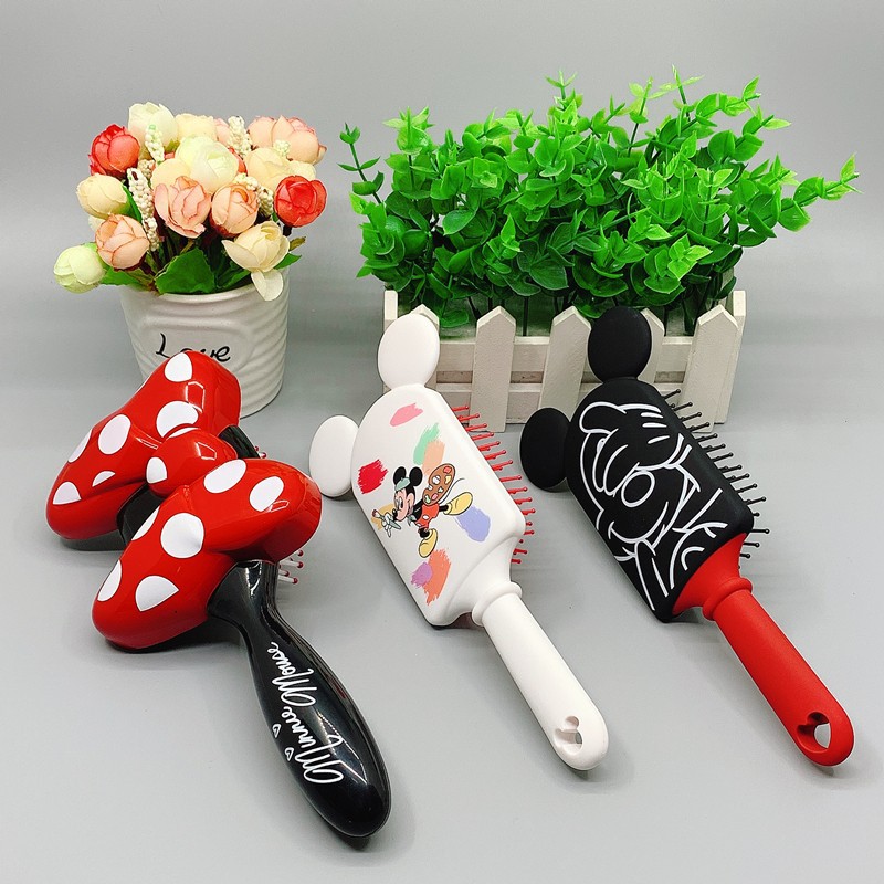 Children's Cartoon Air Cushion Comb Cute Cute Rabbit Comb Girl Comb Baby Mickey Minnie Air Bag Massage Hair Comb
