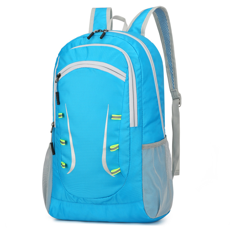 Cross-border new outdoor sports folding backpack skin bag light and easy to carry large capacity backpack a generation of hair
