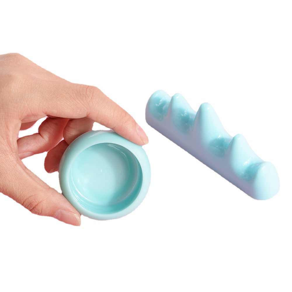 New Japanese simple imitation jade nail pen wash cup pen holder nail cleaning cup nail tools wholesale