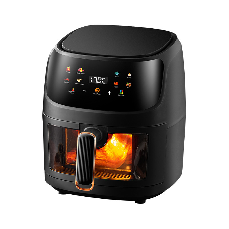 Air Fryer Household Visual Intelligent Touch 6L Multifunctional Electric Oven Integrated Large Capacity Cross-border 110V-220