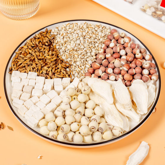Sishen soup Poria lotus seed gorgon seed Yam four barley barley barley rice tea 250 g/bag 25 small bags
