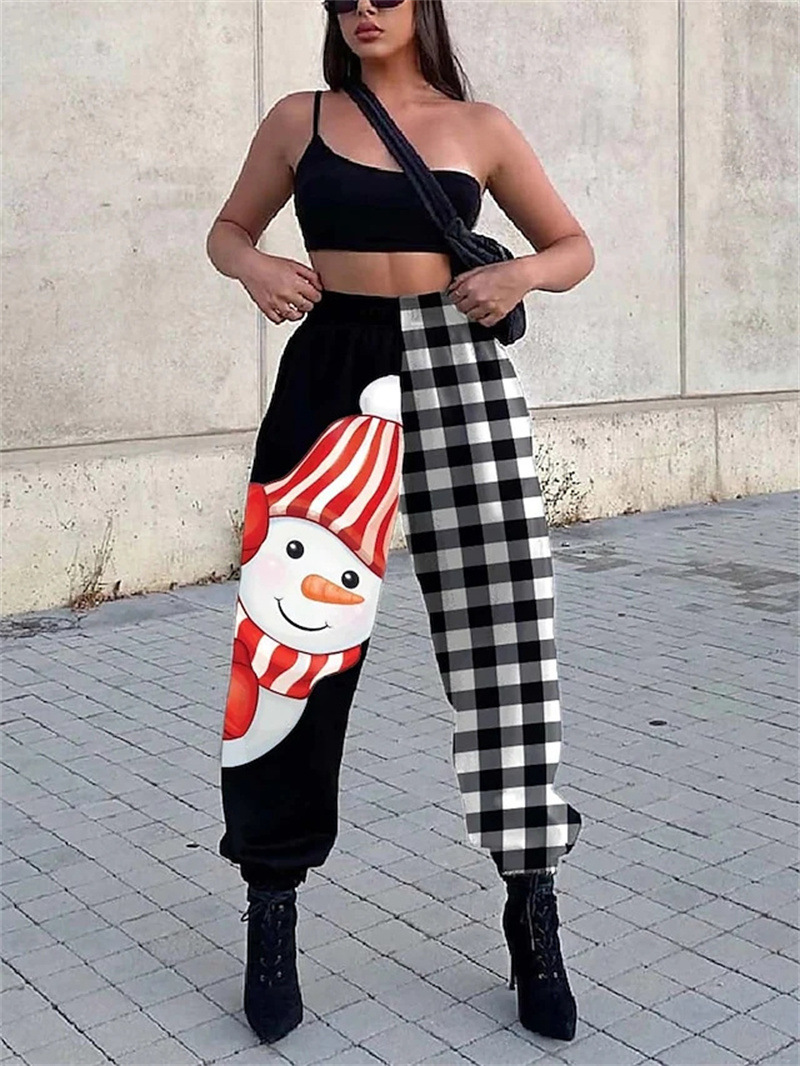 2021 Loose Independent Station Loose Casual Sports Pants Girl's Leg Slimming Harlan Pants All-match Pants