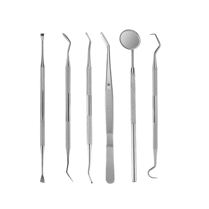 Stainless Steel Dentist Tools Oral Care Tools Home Anti-Fog Mirror Probe Tooth Cleaning Dental Material