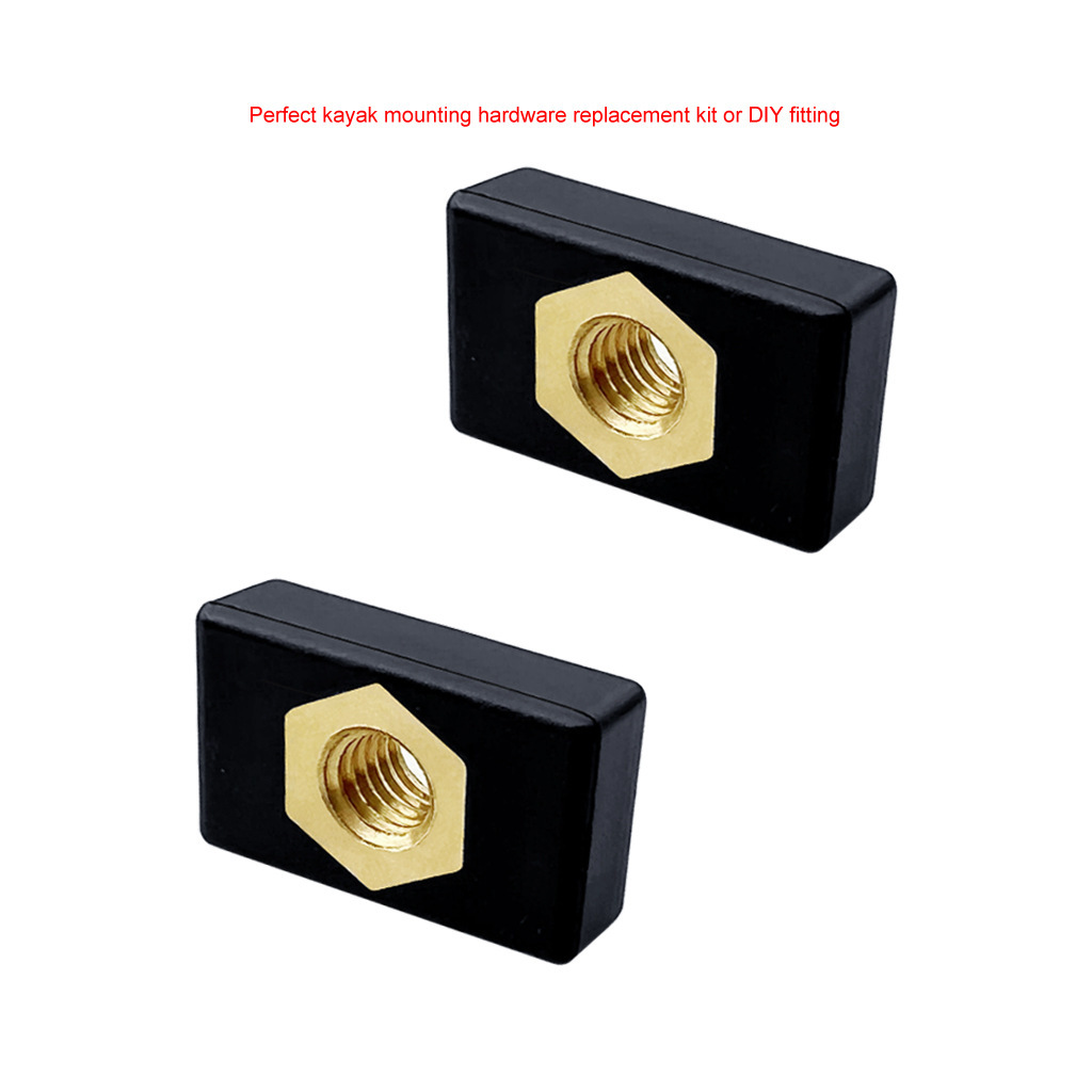Cross-border spot copper slide rail rail track nut kayak canoe fishing rod rod bracket base