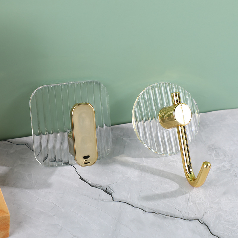 New light luxury acrylic Hook bathroom punch-free sticky hook bathroom door rear kitchen clothes hat hook wholesale