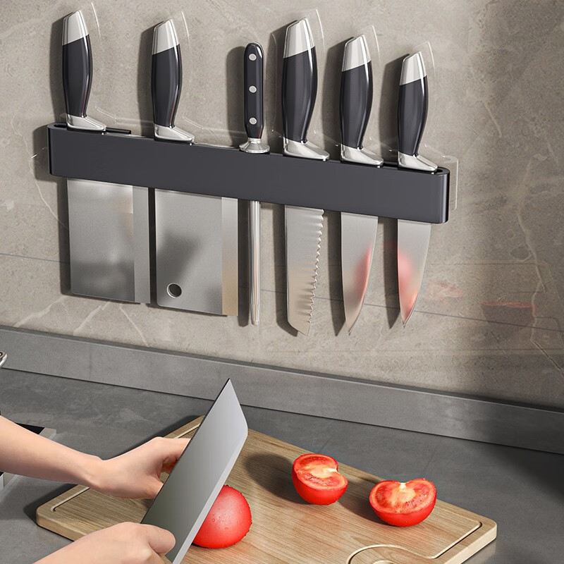 Factory supply kitchen multi-functional storage rack knife holder wall-mounted simple knife holder storage kitchen knife insert knife