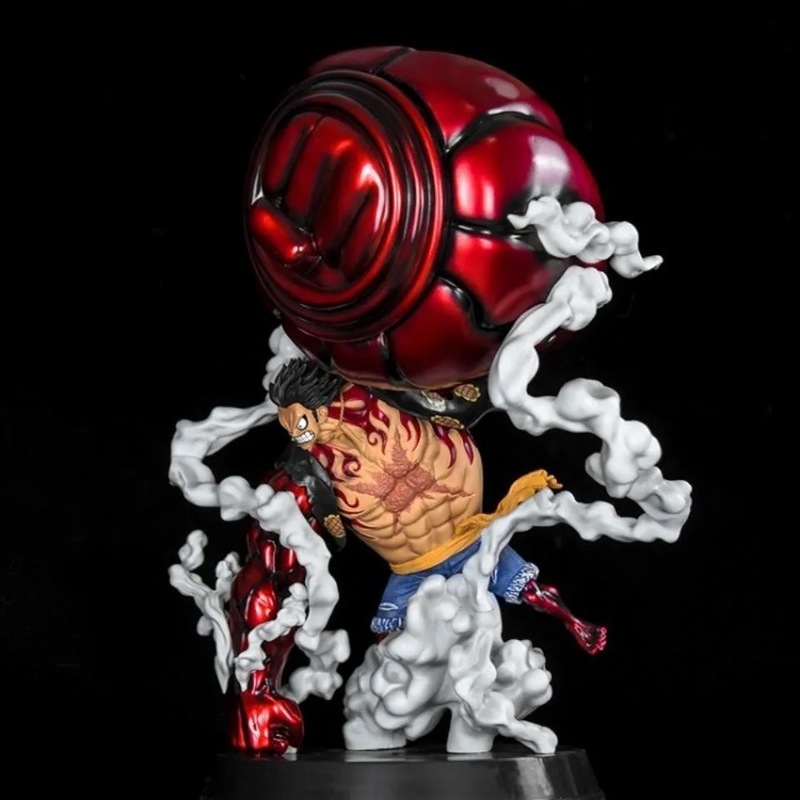 ワンピースのフィギュアと国の四段の道は大きい猿の王の銃の大きい拳のルフィのフィギュアのgkの模型の現物の卸売りを飛びます。|undefined