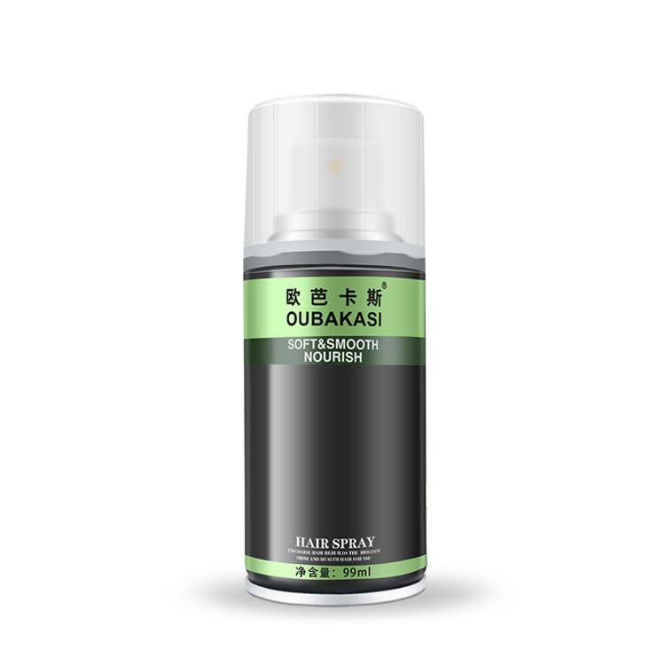 Oubaas hair gel spray shaping men's hair shape fragrance dry glue portable business trip small dry glue 99ml
