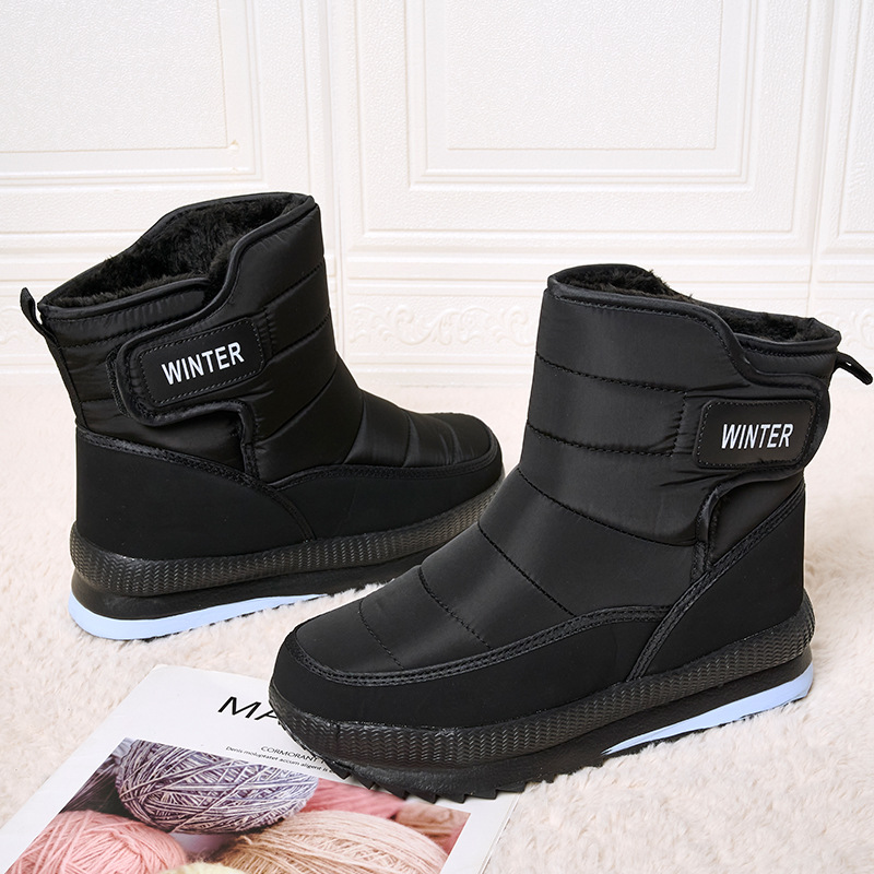In stock new foreign trade snow boots fleece-lined warm high-top cotton-padded shoes thickened casual men's and women's boots cross-border cotton-padded shoes wholesale